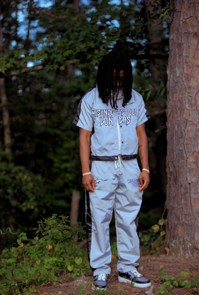 Cozy Grey Windbreaker Set