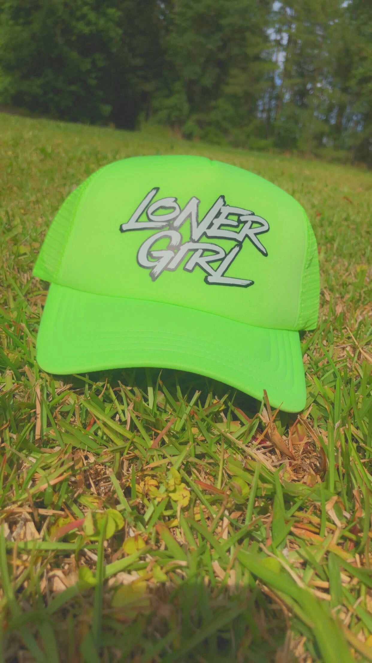 LONER GIRL TRUCKER HATS